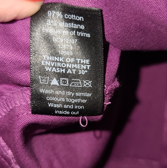 FLORENCE + Fred, Purple Orchid poplin skirt UK 8 Or US 4 - Picture 7 of 8